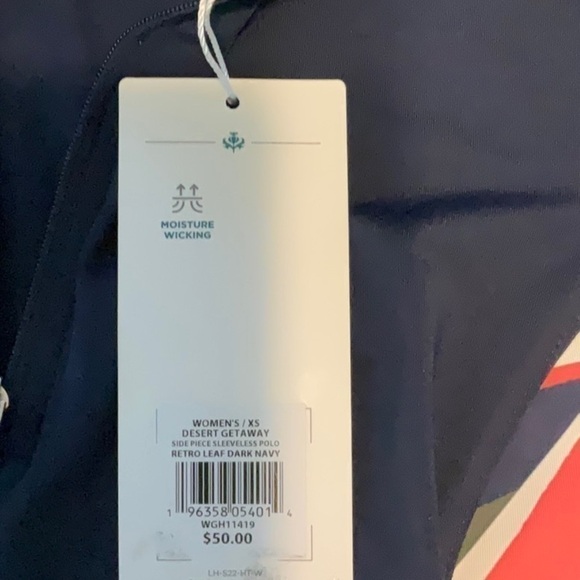 NWT Lady Hagen Desert Getaway Side Piece Sleeveless Polo - Picture 7 of 7